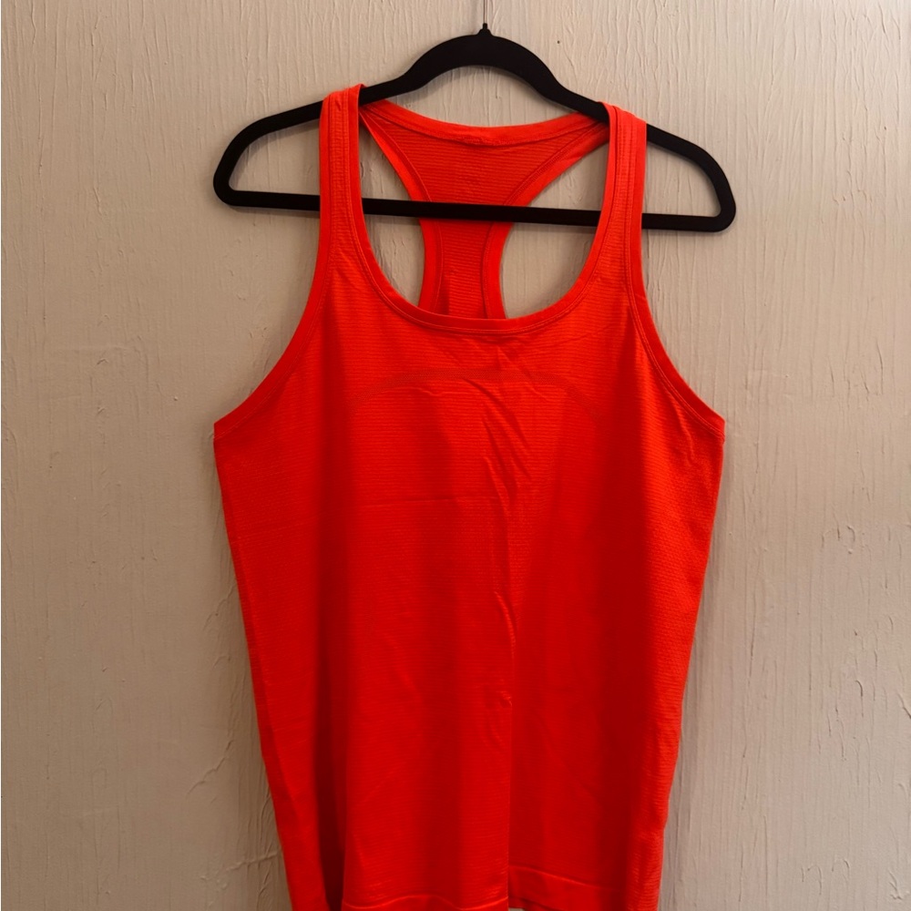 lululemon athletica Vibrant Orange Tank Top